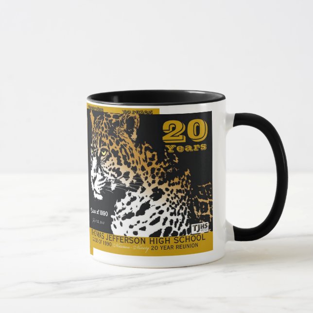 15 onças TJHS caneca cerâmica de 20 anos (Direita)