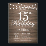 15 Russo Aniversário Convite String Luz Madeira<br><div class="desc">Convite de Aniversário para 15 Russo com Luzes de Cordas Fundo de Madeira. Aniversário de crianças. 16º 18º 21rua 30 40º 50º 60º 80 90 100º,  Qualquer idade. Para mais personalização,  clique no botão "Personalizar" e use nossa ferramenta de design para modificar este modelo.</div>