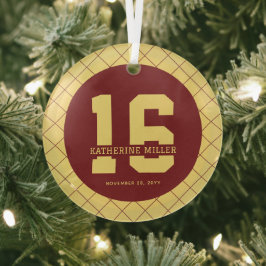 16.º aniversário personalizado moderno e elegante