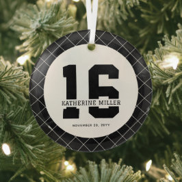 16.º aniversário personalizado moderno e elegante