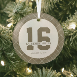 16.º aniversário personalizado moderno e elegante