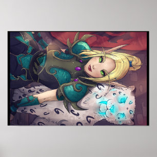 16,5" x 11" Gigi & poster da congelação