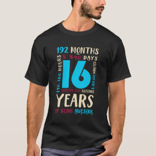 16 Crianças De Camisa De Aniversário Presentes Com