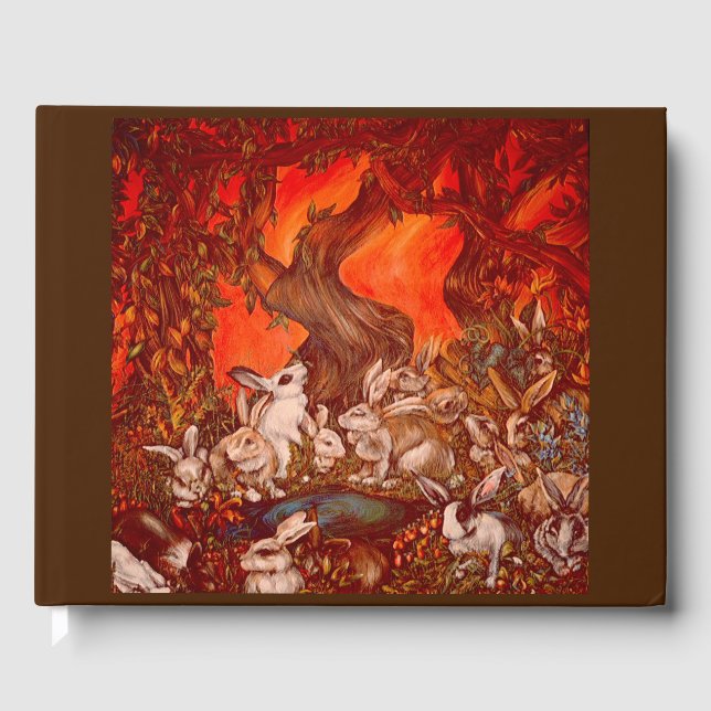 16 Livro de Convidados de Bunnies (Frente)