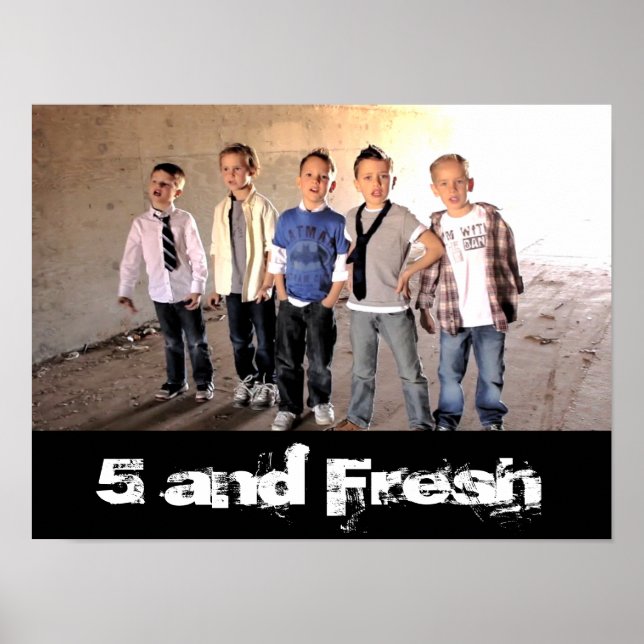 16" x 12" 5 e Poster de túnel fresco! (Frente)