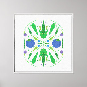 16x16 Guardião da Canvas Blueberry Giclée