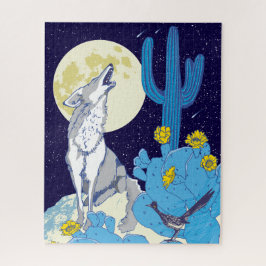 16x20 Howling Coyote Quebra-cabeça para Pessoas ce