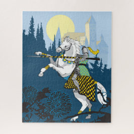 16x20 Jousting Knight Quebra-cabeça para Pessoas C