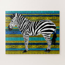 16x20 Zebra Quebra-cabeça para Crianças Colorcegas