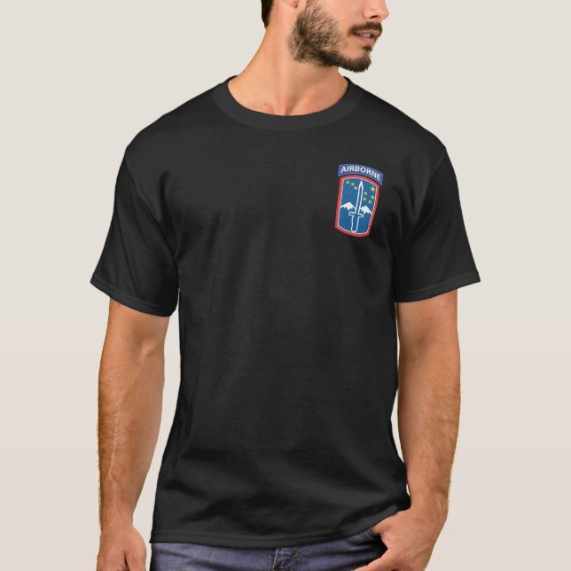 172nd T-shirt da brigada transportada por via (Frente)