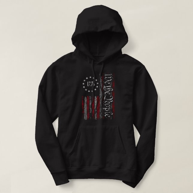 1776 Apoiamos A Camisa De Pessoas (Frente do Design)