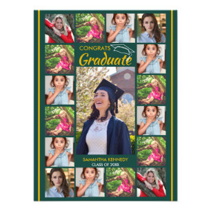 17 Modelo de Colagem de Fotos Congrats Graduado Ve