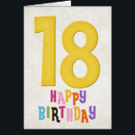 18º Aniversário Feliz Cartão de Aniversário Design<br><div class="desc">esta placa é vazio de dentro... (desenhado por MarloDeeDesigns.com) © 2004-2012 MarloDee Designs: Todos os direitos reservados. Todas as licenças necessárias foram adquiridas e estão no arquivo. As imagens neste site NÃO são dominios públicos. Você não pode copiar, duplicar, alterar ou digitalizar essas designs, imagens, ilustrações, fotografia, arte e escrevendo....</div>