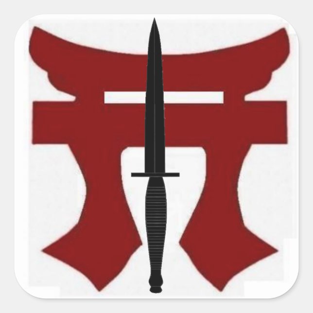 187. ª Infantaria Rakkasan Torri com adesivos Dagg (Frente)