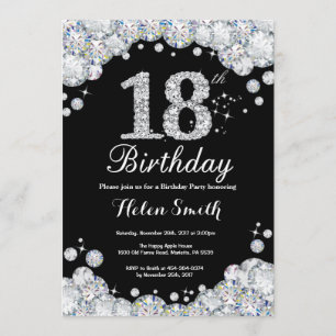 18.º Aniversário Convite para apresentação de 