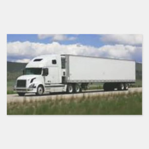 18 Caminhão de carga com rodas num autocolante