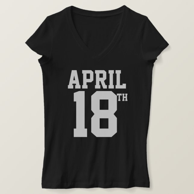 18 DE ABRIL T-SHIRT (Frente do Design)