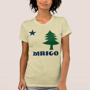 1901 t-shirt da bandeira de Maine - edição de