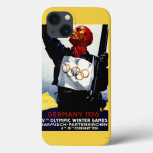 1936 Olympic Winter Games Advertisement Poster