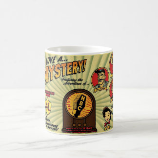 1940; canecas de rádio dos mistérios de s