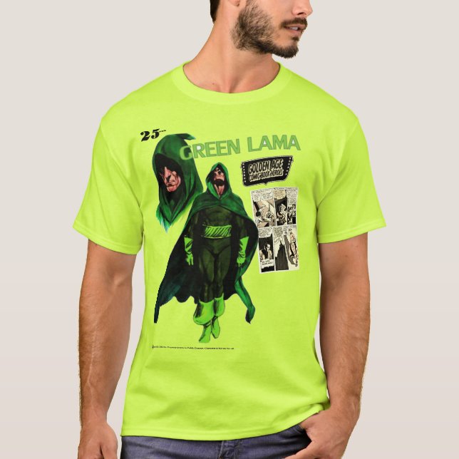 1940's Green Lama "Character" T-Shirt (Frente)
