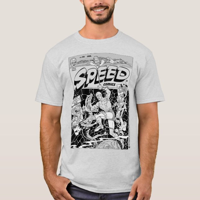1940's SPEED Comics T-Shirt (Frente)