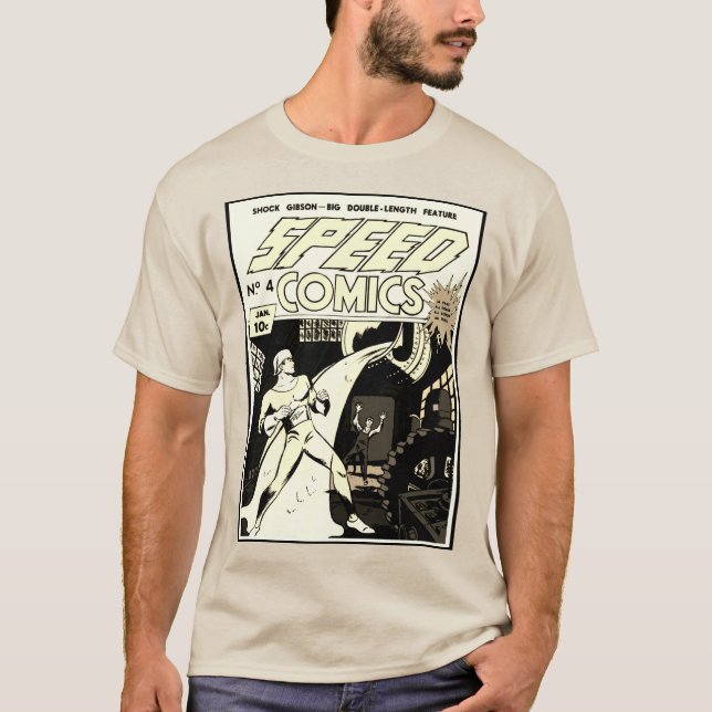 1940's SPEED Comics T-Shirt (Frente)
