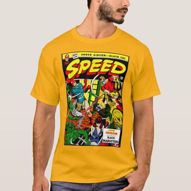 1940's SPEED Comics T-Shirt (Frente)