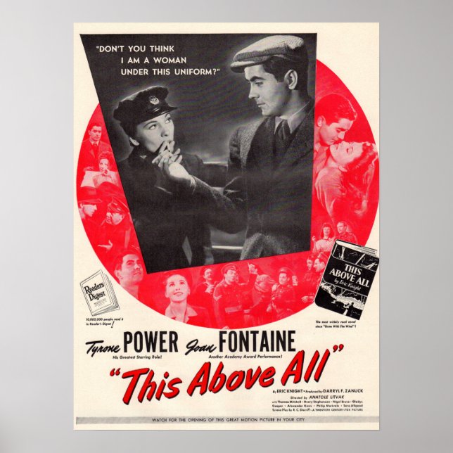 1942 Isto Acima de tudo poster de filme (Frente)