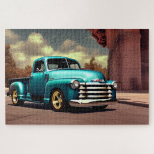 1950 Carro clássico Pickup Truck Quebra-cabeça