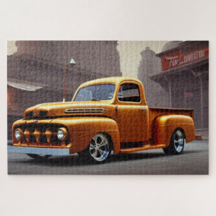 1950 Carro clássico Pickup Truck Quebra-cabeça