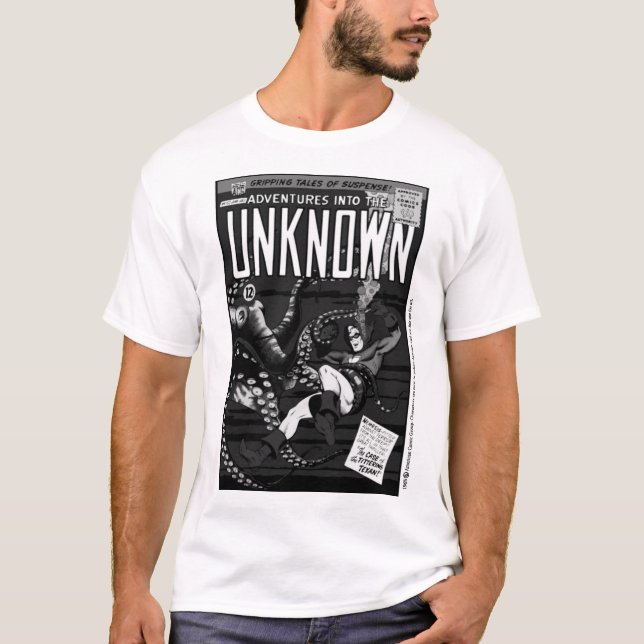 1950's Adventures into the Unknown T-Shirt (Frente)