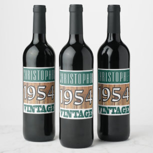 1954: Rótulo do Vinho de Nascimento