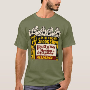 1955 - T-shirt da meia-noite da mostra do susto