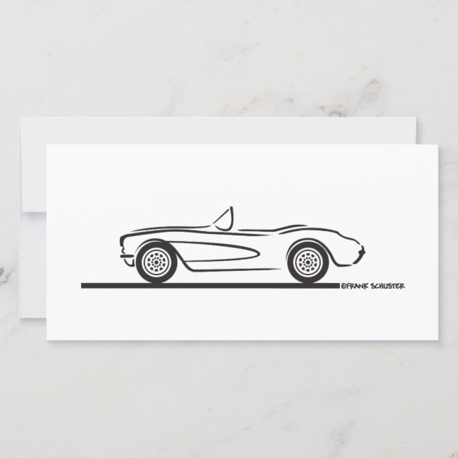 1956 1957 Chevrolet Corvette (Frente)