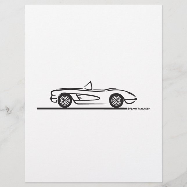 1959 1960 Chevrolet Corvette (Frente)