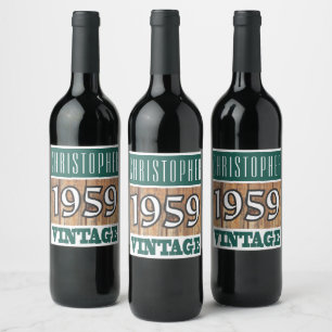 1959: Rótulo do Vinho de Nascimento
