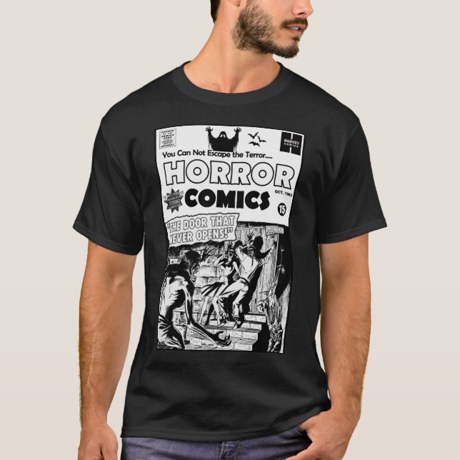 1960's HORROR Comics T-Shirt (Frente)
