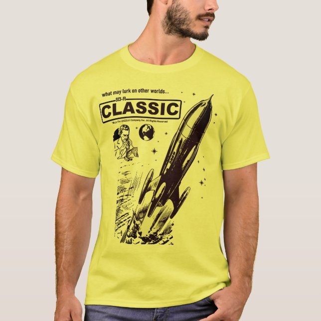 1960's SCI-FI Classic Graphic T-Shirt (Frente)