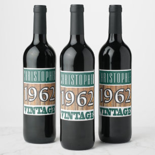 1962: Rótulo do Vinho de Nascimento