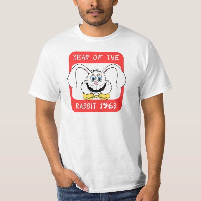 1963 anos do t-shirt do coelho (Frente)