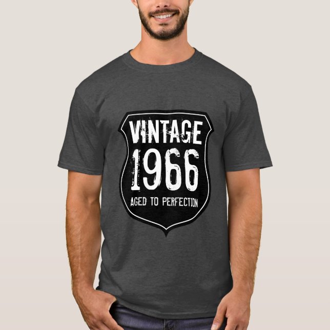 1966 envelhecido à perfeição | Camisa vintage do a (Frente)