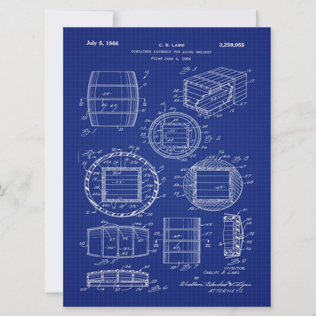 1966 Whiskey Container Art (Frente)