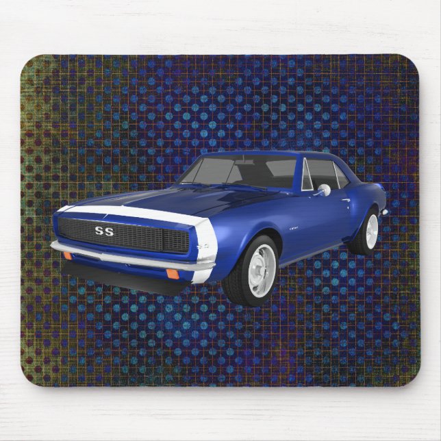 1967 Camaro SS: Fim Azul: Mousepad (Frente)