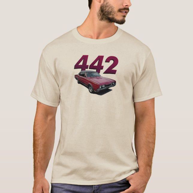 1967 t-shirt dos velhos 442 (Frente)