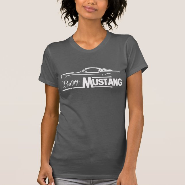  1968 Bullitt Mustang 390 GT T-Shirt (Frente)