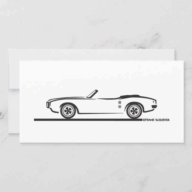 1968 Pontiac Firebird Convertível (Frente)