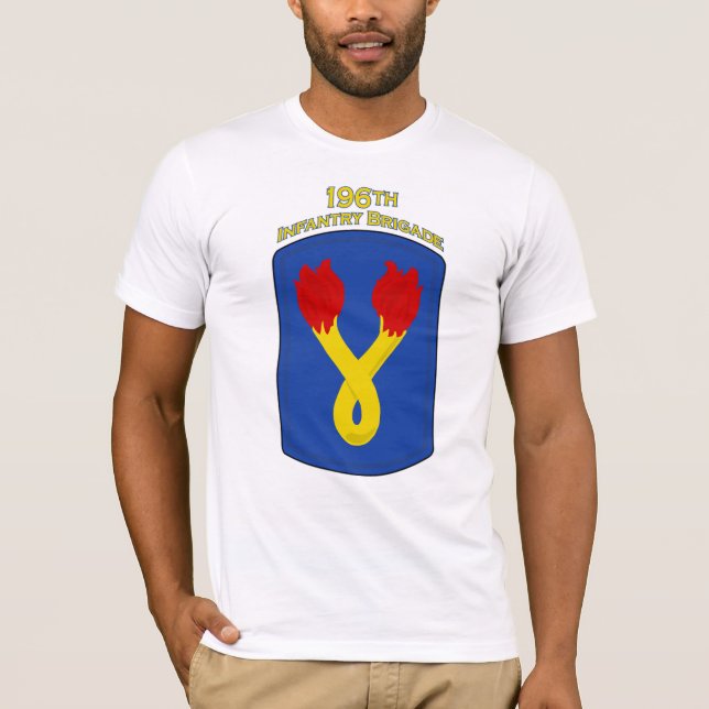 196th T-shirt do remendo de ombro da brigada da (Frente)