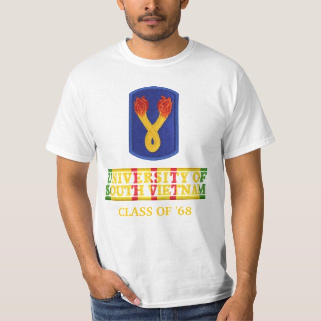196th Universidade do LIBERAL da camisa de Vietnam (Frente)