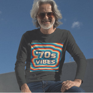 1970 vibes 70s vibes BOOMER HIPSTER T-SHIRTS
